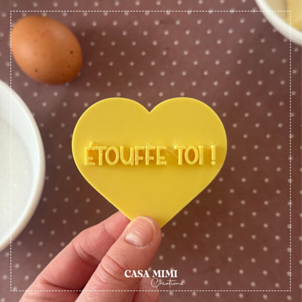 Emporte-pièce “Étouffe-toi”